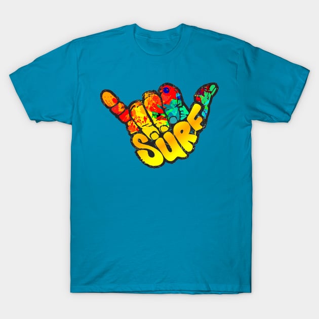 Shaka hand hang loose surf symbol T-Shirt by pickledpossums